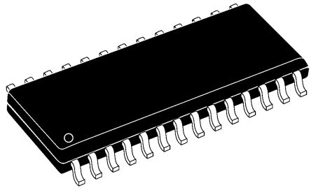 Microchip Mikrocontroller PIC18F PIC 8bit SMD 32 KB, 256 B SOIC 28-Pin 64MHz 1536 KB RAM