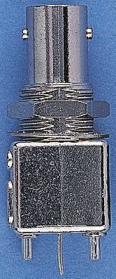 Amphenol RF Buchse Koaxialsteckverbinder BNC-Steckverbinder, PCB, Löt-Anschluss, 75Ω Mit Trennwand, Gerade