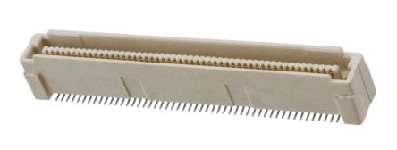 TE Connectivity Free Height, SMD Leiterplatten-Stiftleiste, Stecker, 100-polig / 2-reihig, Raster 0.8mm Lötanschluss