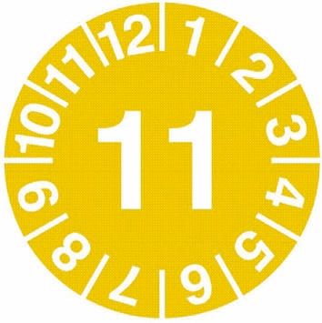 Idento Adhesive Inspection Date Labels. Quantity: 10