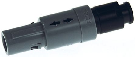 Lemo Redel P 1P Rundsteckverbinder Stecker 5-polig Kabelmontage, Lötanschluss IP64