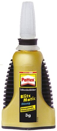 Pattex Blitz-Matic Sekundenkleber Flüssig, Flasche 3 G
