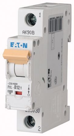 Eaton Disjoncteur PXL, S200 1P, 12A, Pouvoir De Coupure 10 KA, Montage Rail DIN