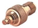 Huber+Suhner HF Adapter, MMCX - SMA, 50Ω, Male - Weiblich, Gerade, 6GHz Normal