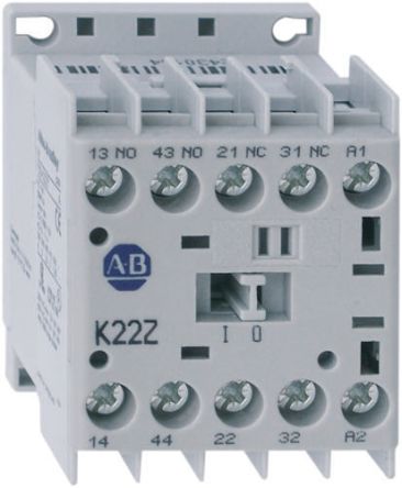 Allen Bradley 700K Series Contactor, 24 V Dc Coil, 4-Pole, 10 A, 3NO + 1NC, 690 V Ac