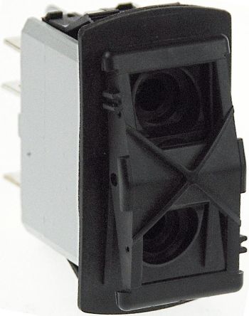 APEM Tafelmontage Wippschalter, 2-poliger Ein/Ausschalter (Ein)-Ein, 5 A 21.08mm X 36.8mm, IP 68