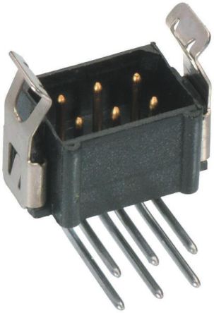 HARWIN Conector Macho Para PCB Ángulo De 90° Serie Datamate L-Tek De 20 Vías, 2 Filas, Paso 2.0mm, Para Soldar, Montaje