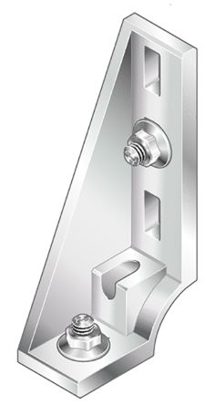 Bosch Rexroth Verbindungskomponente, Winkel, Steckverbinderhalterung Und Gelenk Für 8mm, M6, L. 120mm Passend Für 30 Mm