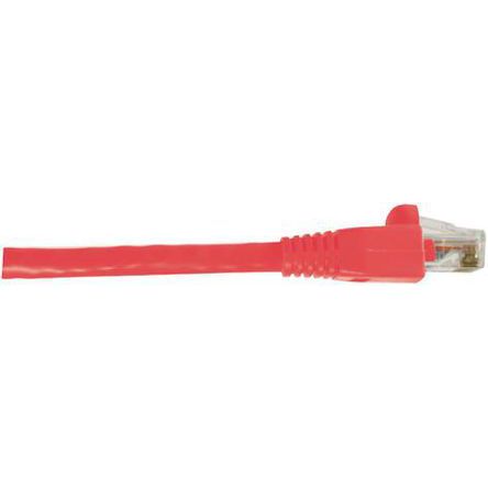 RS PRO Cable Ethernet Cat6 U/UTP De Color Rojo, Long. 3m, Funda De PVC