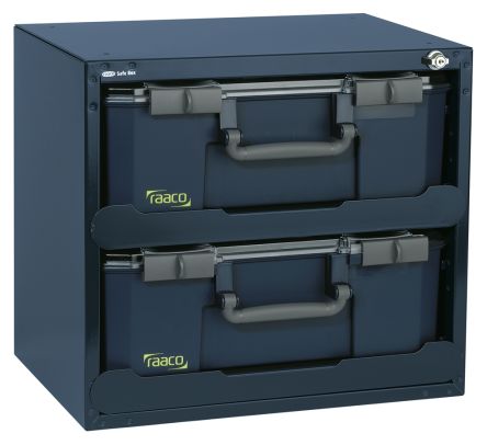 Raaco Grey PC Compartment Box, 403mm X 451mm X 330mm