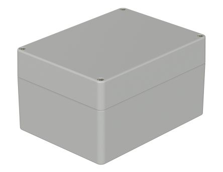 Bopla Euromas Series Light Grey Polycarbonate Enclosure, IP66, IK07, Light Grey Lid, 160 X 120 X 90mm