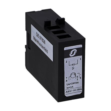 Schneider Electric ABS Series Solid State Relay, Plug In, 24 Vdc Load