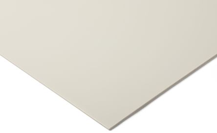 RS PRO ABS Kunststoffplatte, Weiß, 4.5mm X 610mm X 1220mm Bis +75°C, Voll