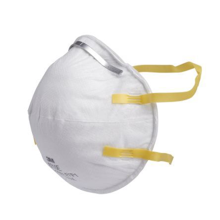 3M Masque Respiratoire Jetable FFP1 NR D, Sans Soupape Série 8000, Avec Clip Nasal Réglable