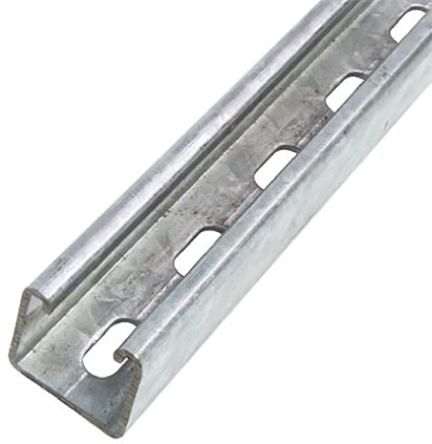 Online Metal Supply Galvanized Steel 4 Dimension Slotted Strut Channel 2.125 x 2.125 x 18 ga x 18 inches 