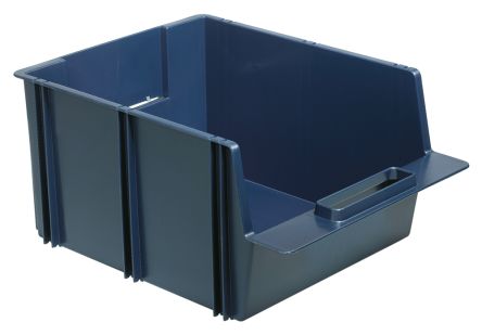 Raaco Lagerbehälter Blau Polypropylen, 186mm X 280mm X 375mm
