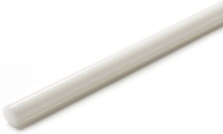 RS PRO Acetal-Rundstange, Delrin® Weiß 1.42g/cm³, Ø 60mm X 1m