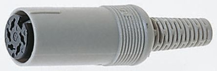 Hirschmann MAK Mini DIN-Buchse Gerade 4-polig, 34 V Ac/dc / 4A IP30, Lötanschluss Kabelmontage