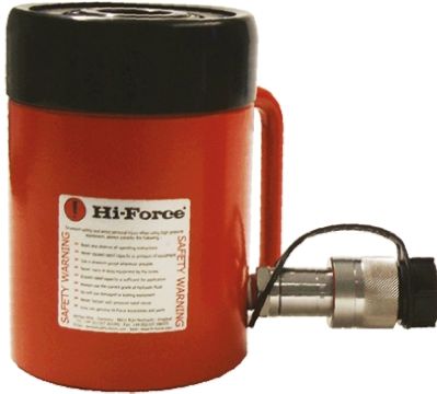 Hi-Force HHS Hohlkolben-Hydraulikzylinder, Einfachbetätigung, Hub 50mm, Hubleistung 33t, Eingef.L. 165mm