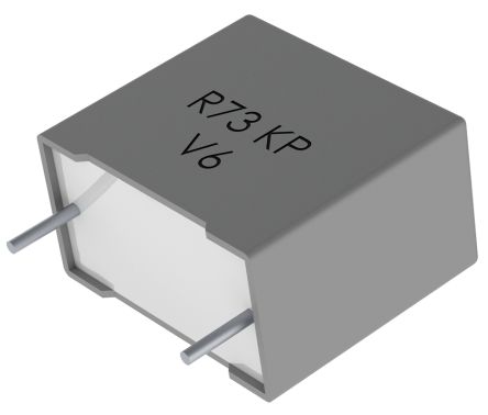 KEMET R73 Polypropylene Film Capacitor, 300 V Ac, 630 V Dc, ±5%, 220nF, Through Hole