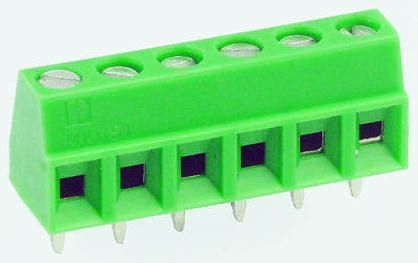 Phoenix Contact MKDS 1/9-3.81 Series PCB Terminal Block, 9-Contact, 3.81mm Pitch, Through Hole Mount, 1-Row, Screw