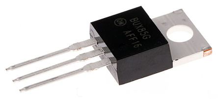 Onsemi BUX85G THT, NPN Transistor 450 V / 2 A 4 MHz, TO-220AB 3-Pin