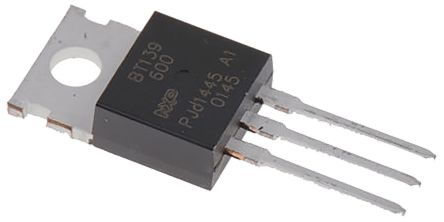 WeEn Semiconductors Co., Ltd TRIAC 16A TO-220AB THT Gate Trigger 1.5V 70mA, 600V, 600V 3-Pin