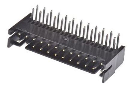 Hirose DF11 Leiterplatten-Stiftleiste Gewinkelt, 24-polig / 2-reihig, Raster 2.0mm, Platine-Platine, Kabel-Platine,