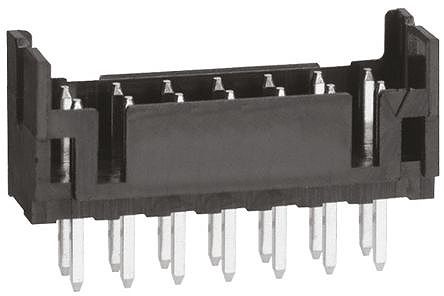 Hirose DF11 Leiterplatten-Stiftleiste Gerade, 14-polig / 2-reihig, Raster 2.0mm, Platine-Platine, Kabel-Platine,