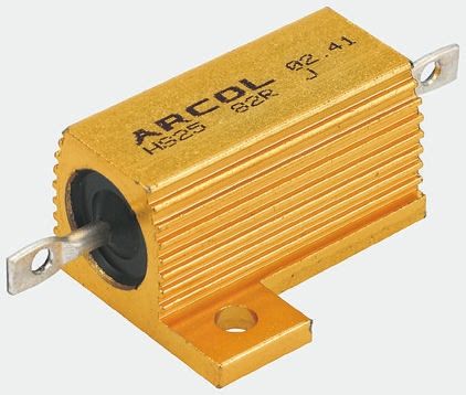 Arcol HS10 Wickel Lastwiderstand 470mΩ ±5% / 10W, Alu Gehäuse Axialanschluss