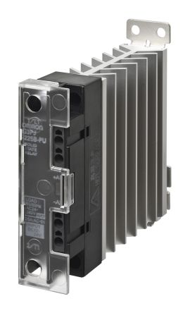 Omron G3PJ Series Solid State Relay, 25 A Load, DIN Rail Mount, 528 V Ac Load, 24 V Dc Control