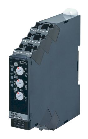Omron K8DT-VS Überwachungsrelais 10 V, 30 V, 150 V 1-phasig, 1-poliger Wechsler Überspannung, Unterspannung DIN-Schienen