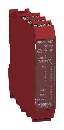 Schneider Electric Preventa XPSMCM Sensor-Box, 24 V Dc, 10 Eingänge / 8 Ausgänge / 3 W