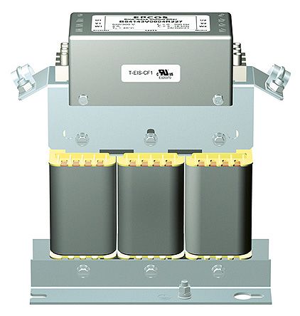 EPCOS B84143V EMV-Filter, 520 V Ac, 33A, Gehäusemontage, Anschlussblock, 3-phasig / 50/60Hz