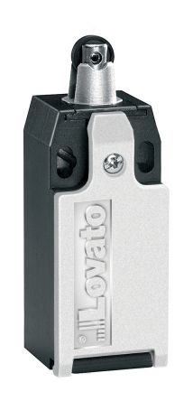 Lovato Roller Plunger Limit Switch, NO/NC, IP20, IP65, SPST-NC, SPST-NO, Thermoplastic Housing, 690V Ac Max, 10A Max