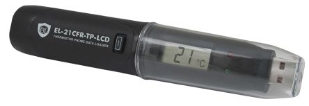 Lascar Temperatur Datenlogger, -35°C → +80°C, Sensor, ISO-kalibriert