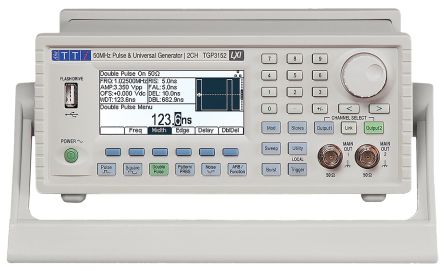 Aim-TTi TGP3100 Impulsgenerator 1 MHz / 25 (Double Pulse) MHz, 50 (Pulse) MHz 10ns Bis, Bis 999,99 S ISO-kalibriert