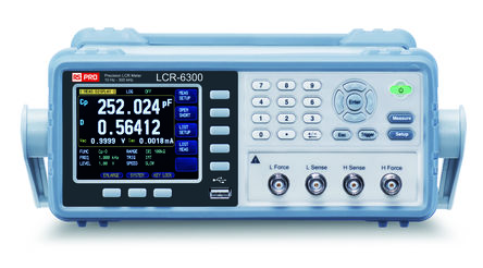 RS PRO LCR-6300 LCR-Messgerät 9.9mF 99 MΩ 9999H, Tischgerät LCD