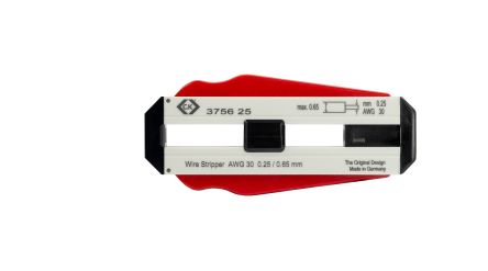 CK T3756 Series Wire Stripper, 0.25mm Max, 98 mm Overall