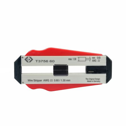 CK T3756 Series Wire Stripper, 0.6mm Max, 98 mm Overall