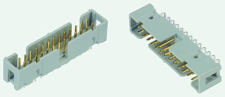 3M 2500 Leiterplatten-Stiftleiste Gerade, 20-polig / 2-reihig, Raster 2.54mm, Platine-Platine, Kabel-Platine,