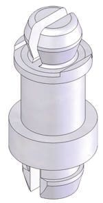 Essentra Leiterplattenstift Nylon Abstandshalter 4.8mm X 12.2mm, Auflage 4.6mm, Ø 3.9mm Für PCB-Stärke 1.57mm