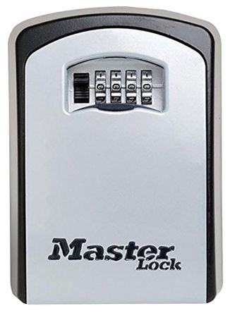 Master Lock Schwarz, Grau Zink Schlüsselschrank Mit Zahlenschloss Für 1 Schlüssel, B 105mm, H 146 Mm, Wandmontage