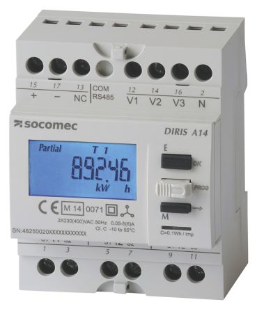 Socomec DIRIS A14 Einbaumessgerät LCD