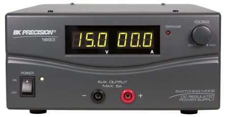 BK Precision Alimentatore Da Banco, 1 Uscita, 1 → 15V, 60A, 900 (Maximum)W, Cert. ISO