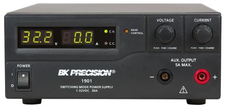 BK Precision Alimentatore Da Banco, 1 Uscita, 1 → 32V, 0 → 30A, Cert. LAT