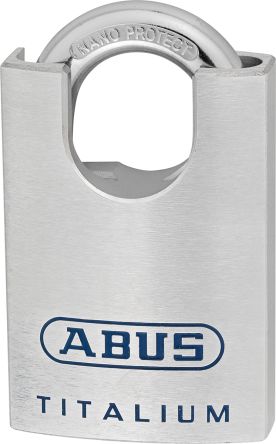 ABUS Titalium Vorhängeschloss Mit Schlüssel, Bügel-Ø 9.5mm X 25mm