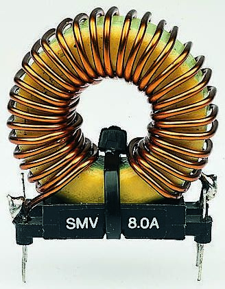 Roxburgh EMC SMV Drosselspule, Ferrit-Kern, 210 μH, 4A, Radial / R-DC 100mΩ X 30mm