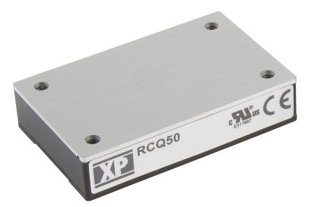 XP Power RCQ50 DC/DC-Wandler 50W 110 V Dc IN, 24V Dc OUT / 2.08A 3kV Ac Isoliert