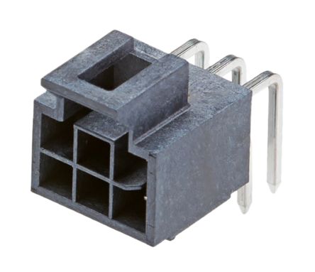 Molex Nano-Fit Leiterplatten-Stiftleiste Gewinkelt, 3-polig / 1-reihig, Raster 2.5mm, Kabel-Platine,